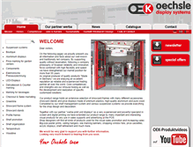Tablet Screenshot of oek-display-systeme.de